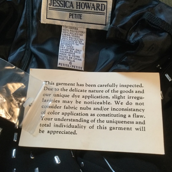 Vintage Jessica Howard petite with studs  10P NWT - Picture 6 of 6